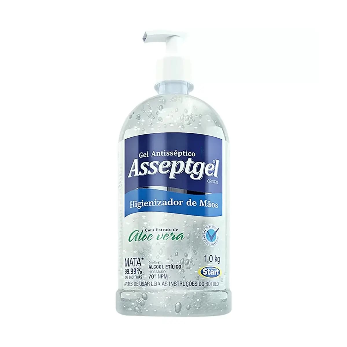 ALCOOL GEL ASSEPTGEL 70INPM 1L