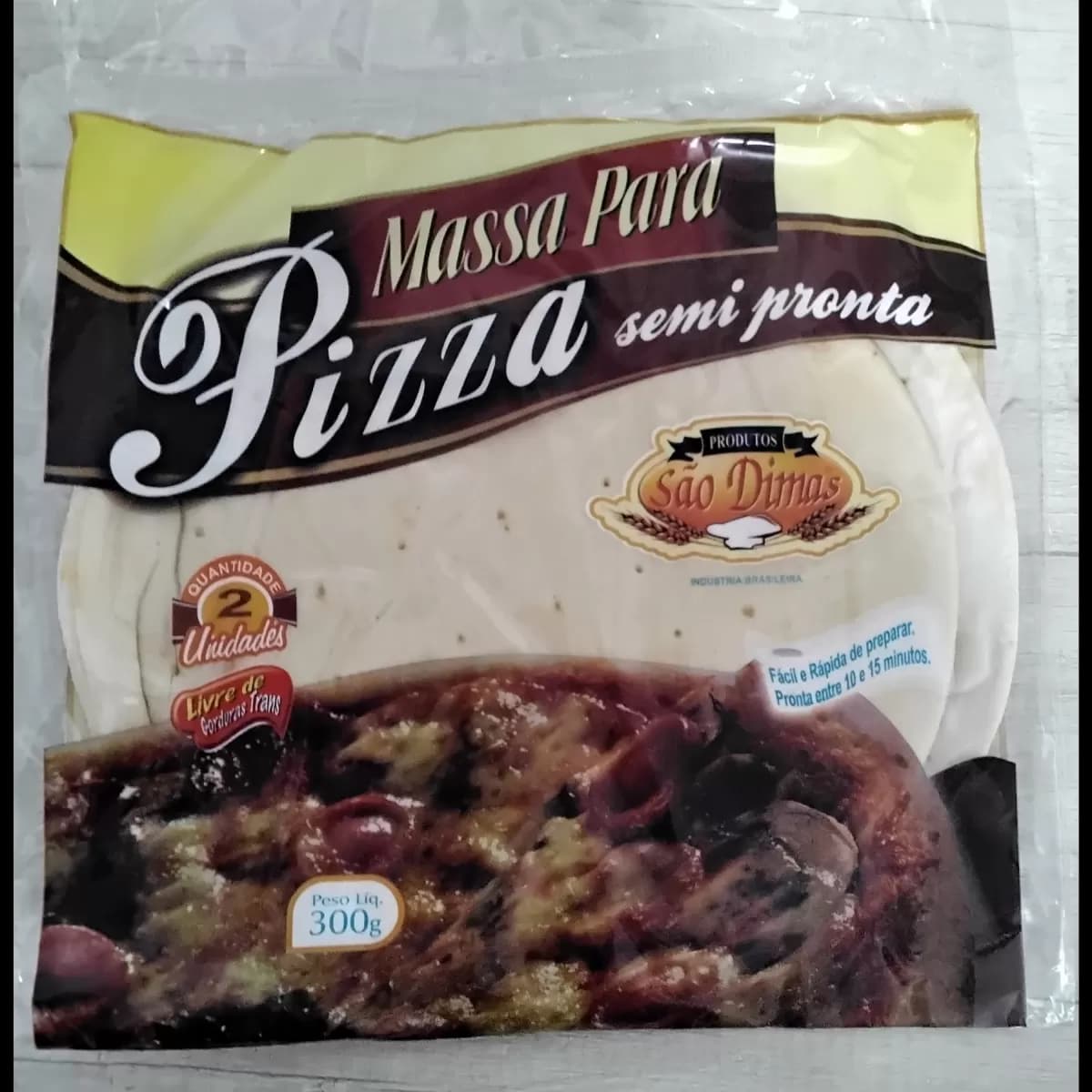 MASSA PIZZA SAO DIMAS 300G