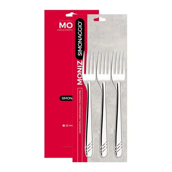 CONJ GARFO SIMONAGGIO INOX C3