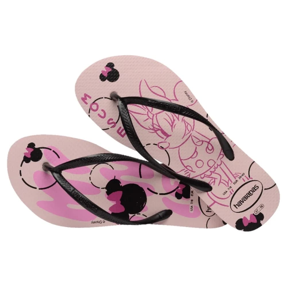 SAND HAVAIANAS SLIM DISNEY ROSA PEONIA 378
