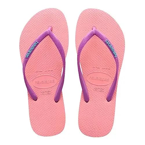 SAND HAVAIANAS SLIM LOGO POP UP ROSA P 378