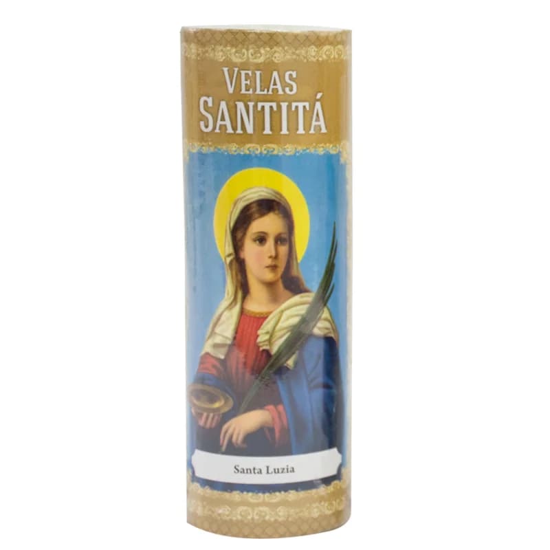 VELA VOTIVA QLZ SANTA LUZIA 320G