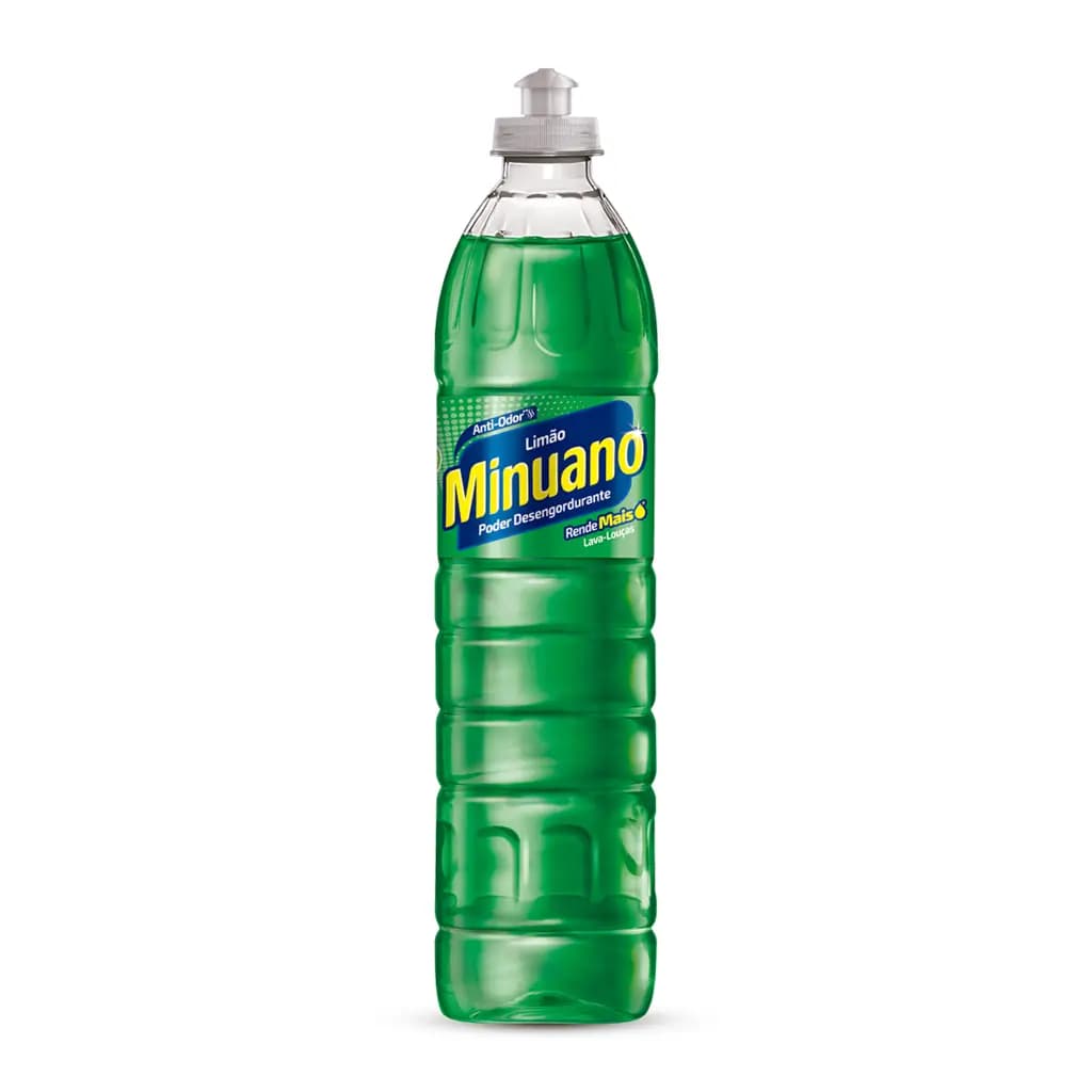 DETERGENTE MINUANO 500ML LIMAO
