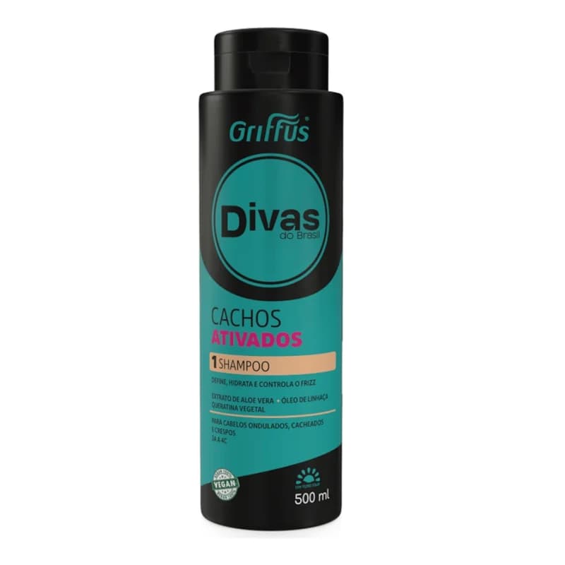 SHAMPOO DIVAS 500ML CACHOS ATIVADOS