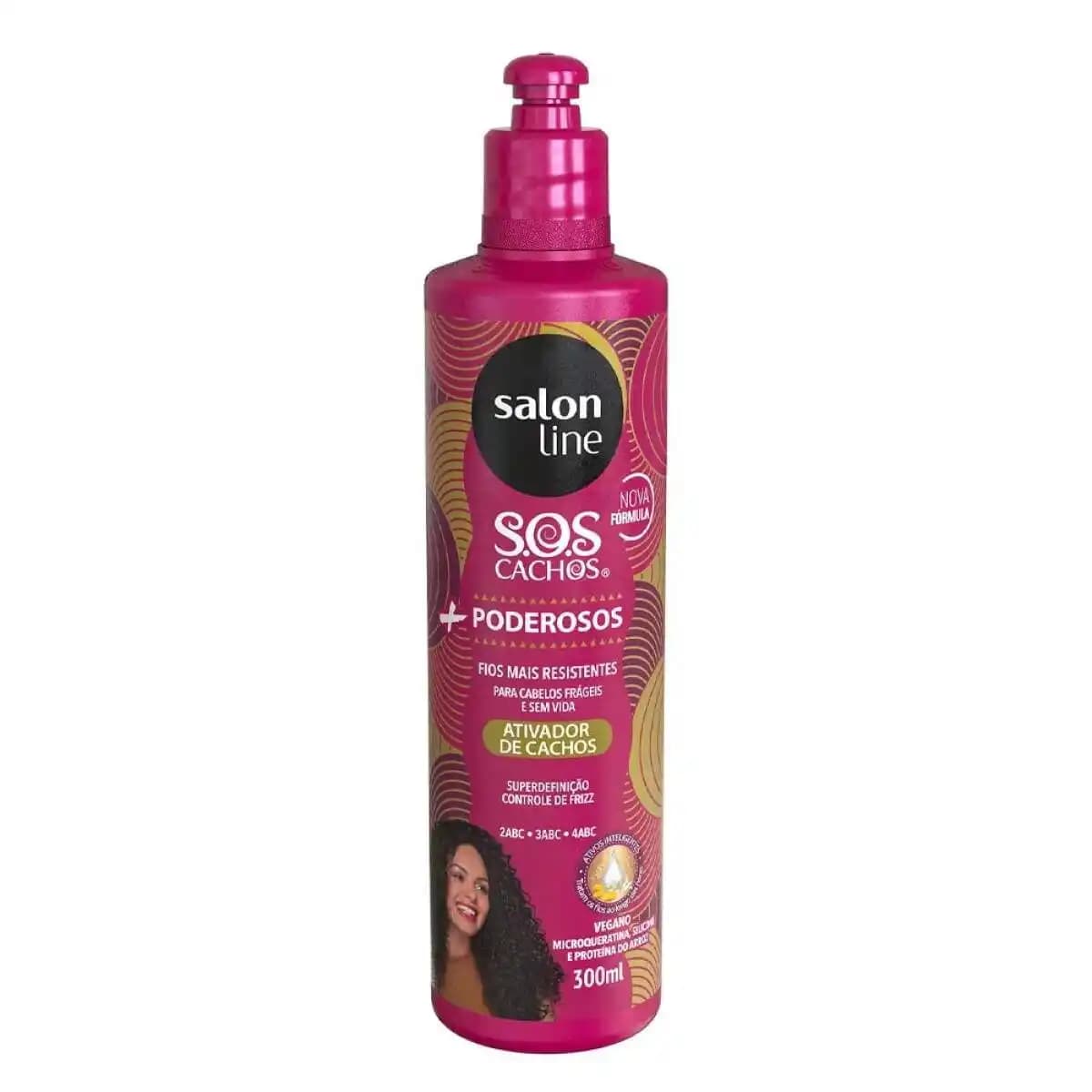 ATIVADOR CACHOS SALON LINE 300ML PODEROSOS