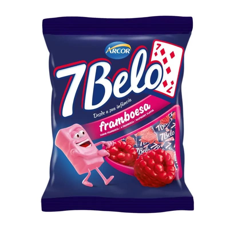 BALA MASTIG 7BELO 100G FRAMBOESA