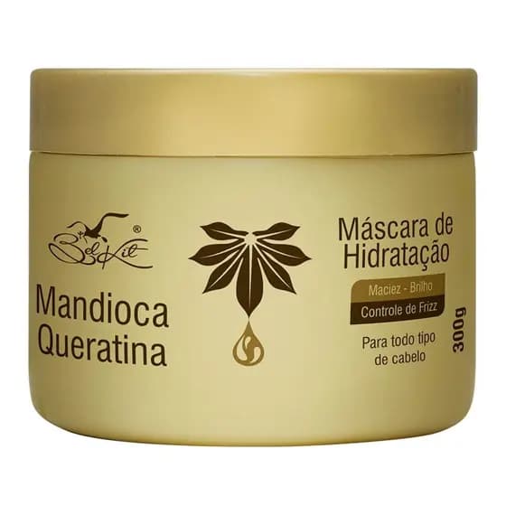 MASCARA CAPILAR BEL KIT 350G MANDIOCA