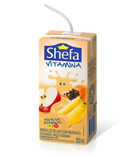 BEB LACTEA  VITAMINA CFRUTAS SHEFA 200ML