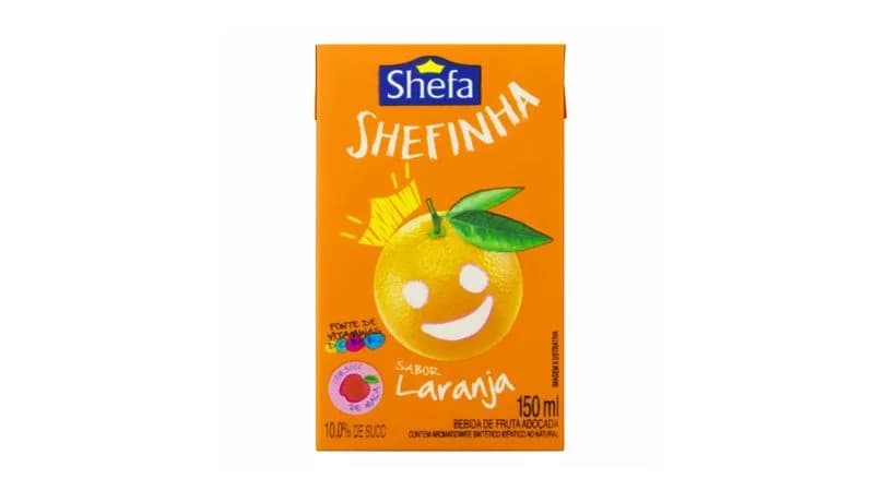 REFRESCO SHEFINHA 150ML LARANJA