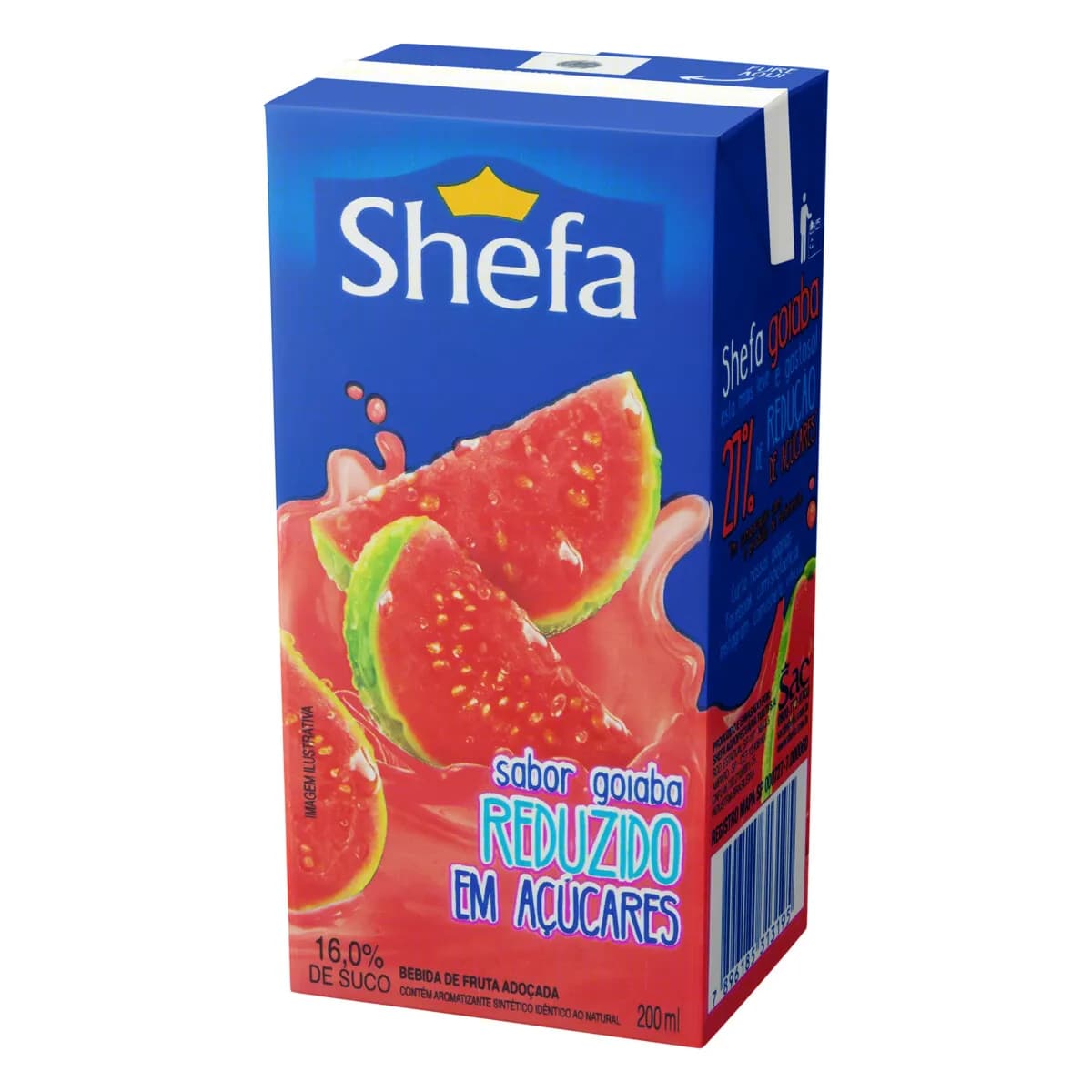 BEBIDA DE FRUTAS SHEFA 200ML GOIABA