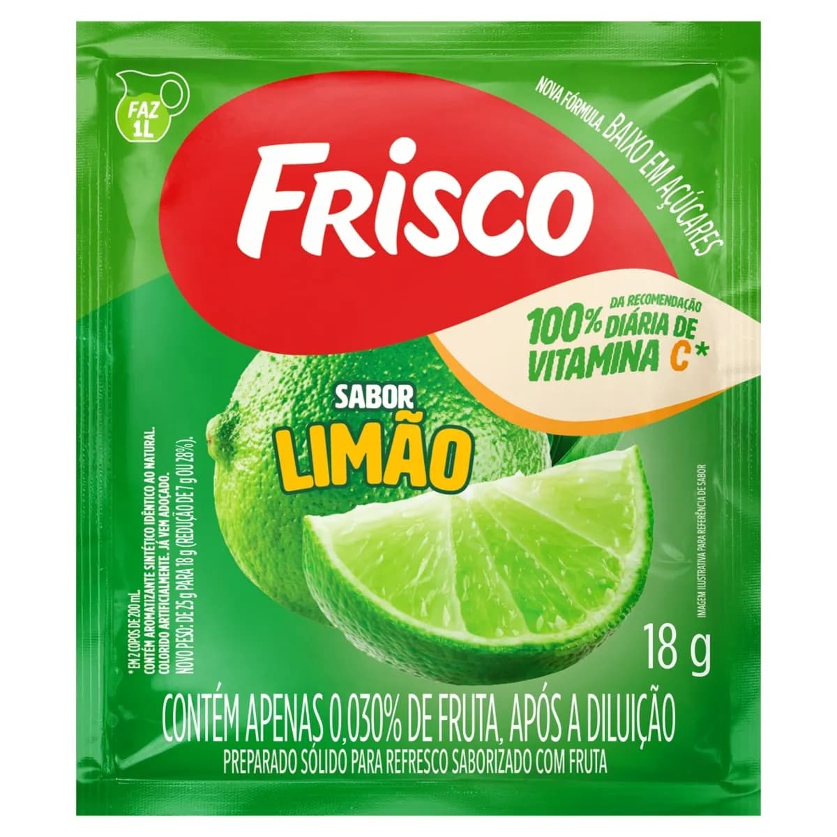 REFRESCO PO FRISCO 18G LIMAO