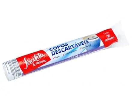 COPO DESC FACILITA   PRONTO 50ML 100UN
