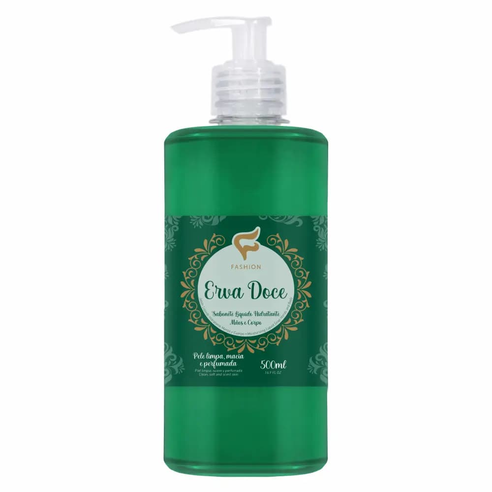 SABONETE LIQ FASHION 500ML ERVA DOCE