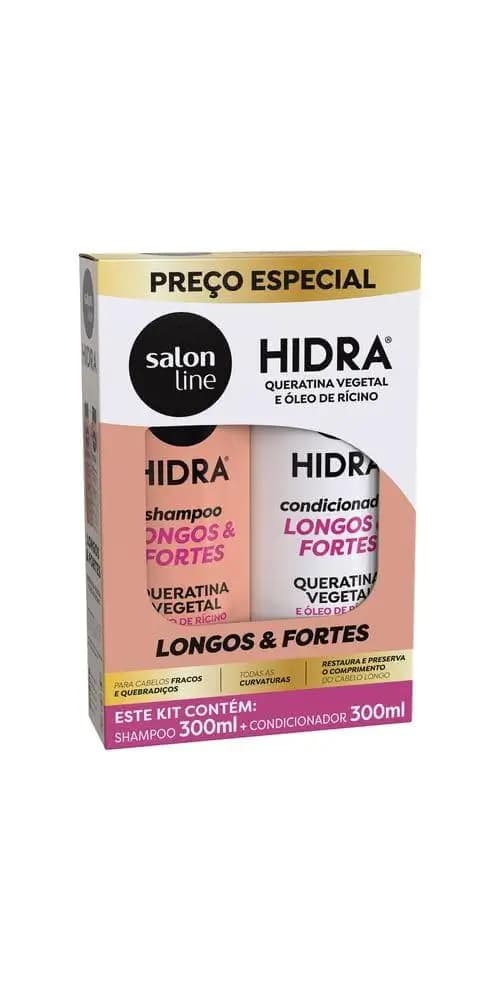 KIT SH CONDIC SALON LINE 600ML HIDRA ORIGINAL