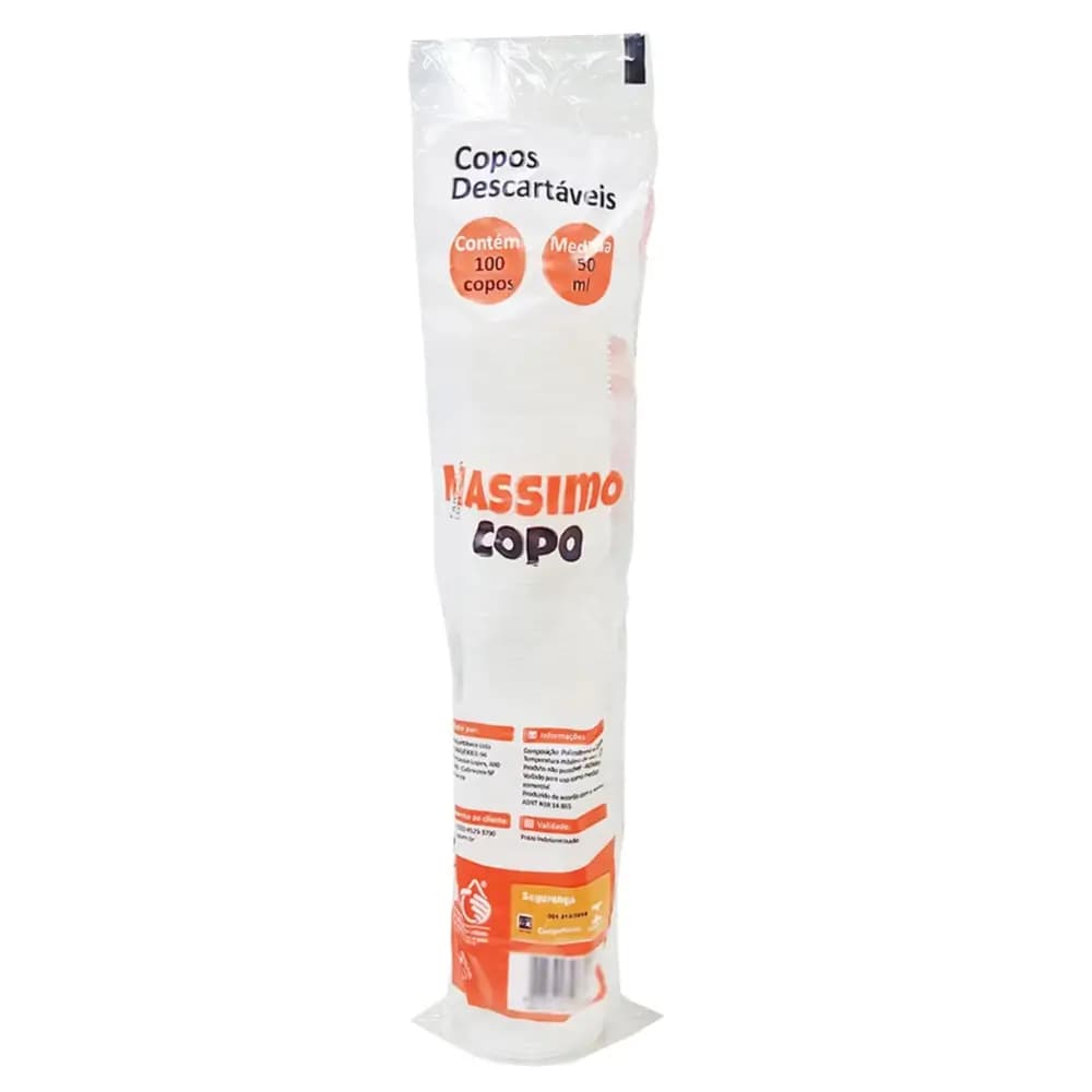 COPO DESC MASSIMO BRC 50ML 100UN