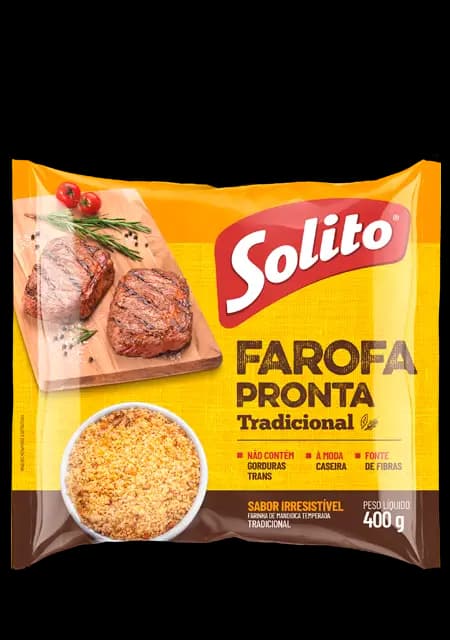 FAROFA SOLITO 400G TRADICIONAL