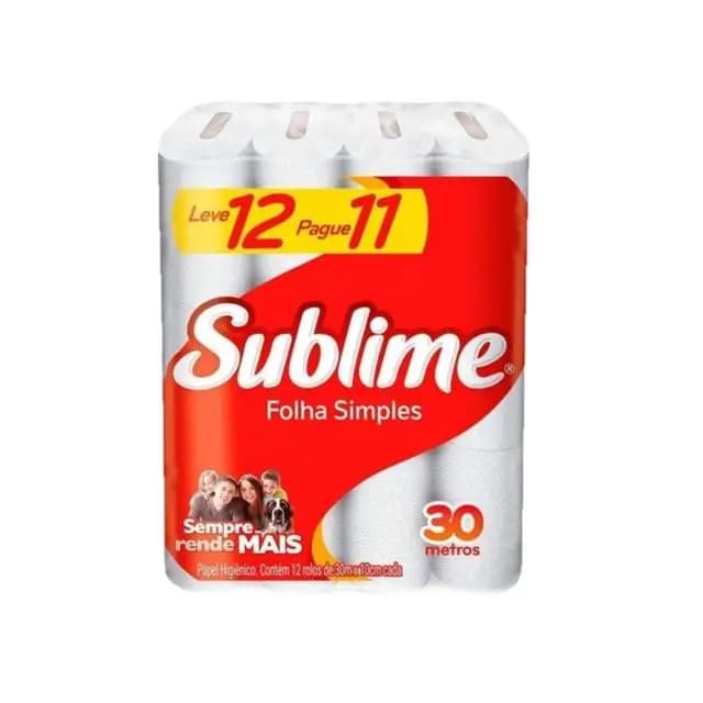 PAPEL HIG SUBLIME FD LV12PG11 30M