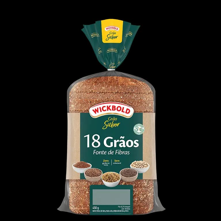 PAO FORMA WICKBOLD INTEGRAL 18 GRAOS 500G