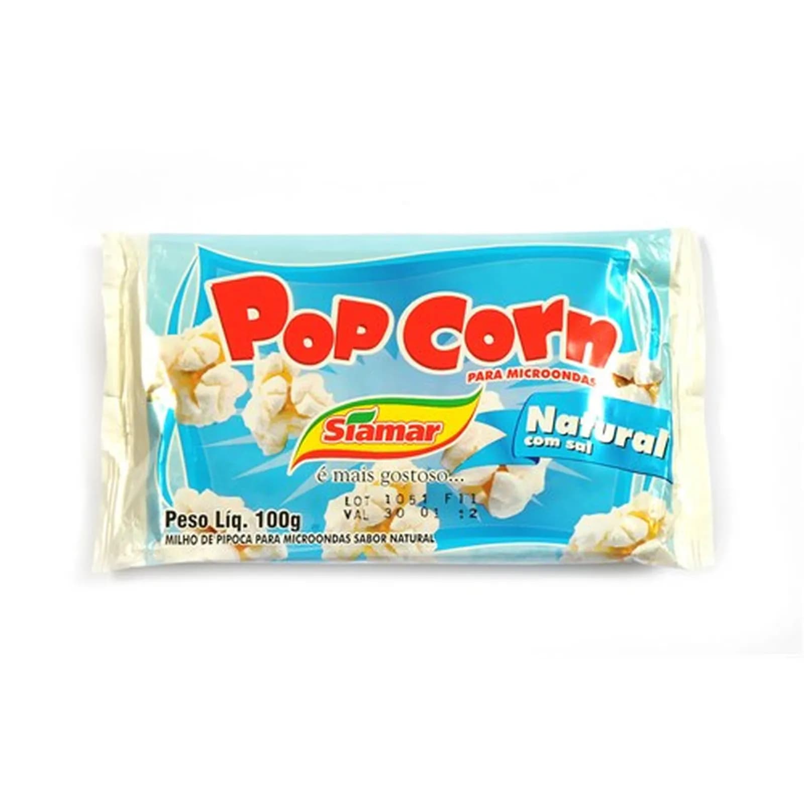 PIPOCA MICRO SIAMAR 100G NATURAL