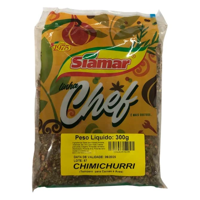 CHIMICHURRI SIAMAR LINHA CHEF 300G