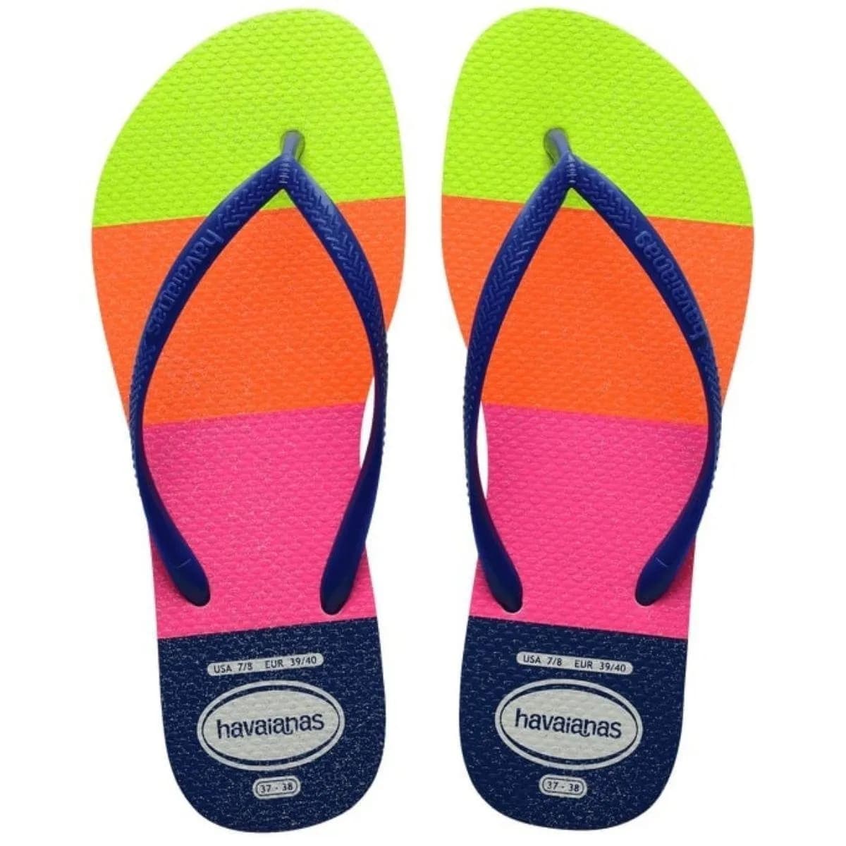 SAND HAVAIANAS SLIM NEON GLOW BRANCO 378
