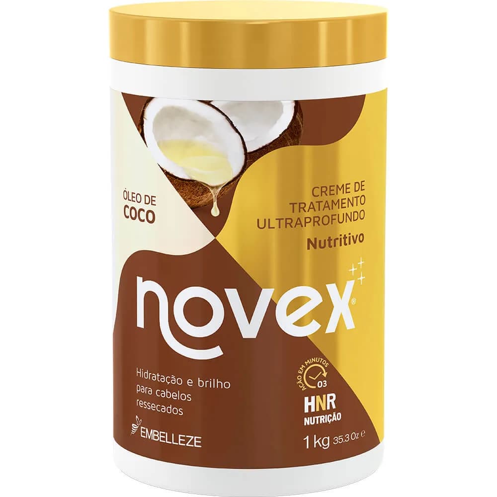 CREME TRATAMENTO NOVEX 1KG OLEO DE COCO