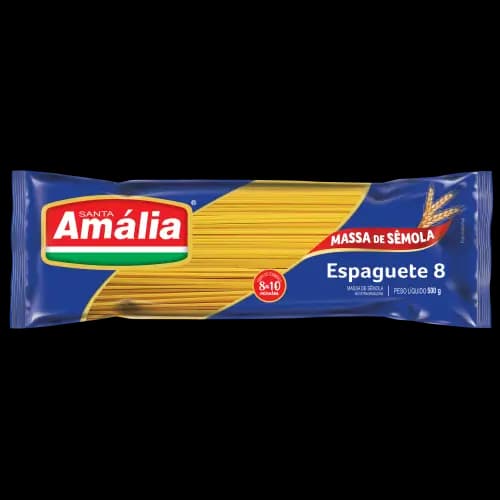 MACARRAO AMALIA SEMOLA 500G ESPAGUETE 8