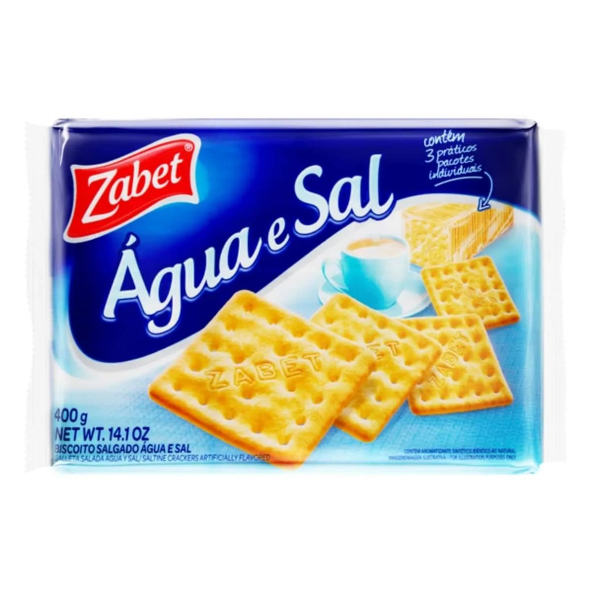 BISC ZABET 400G AGUA E SAL