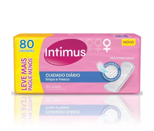 PROTETOR DIARIO INTIMUS SEM ABAS 80UN