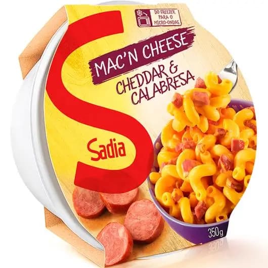 MACARRAO N CHEESE CHEDDAR E CALABRESA 350G