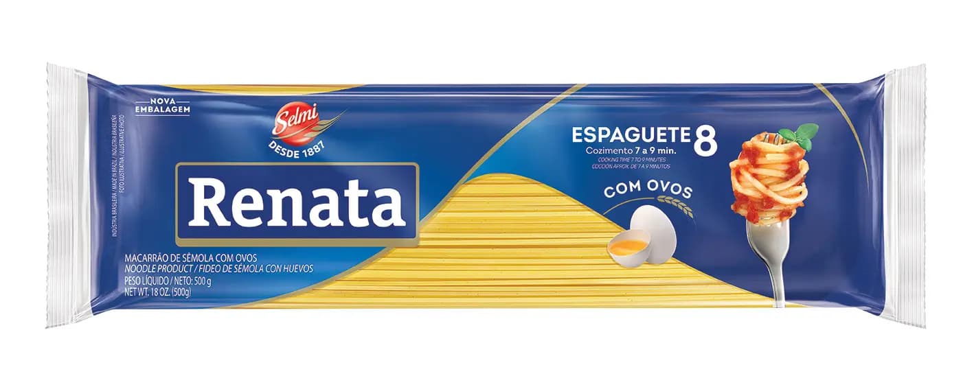 MACARRAO RENATA 500G ESPAGUETE 8