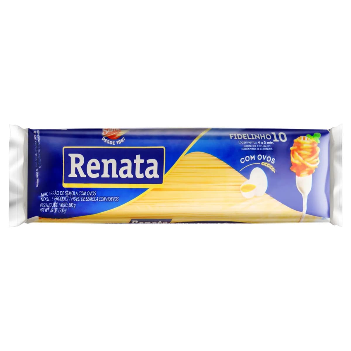 MACARRAO RENATA 500G FIDELINHO 10