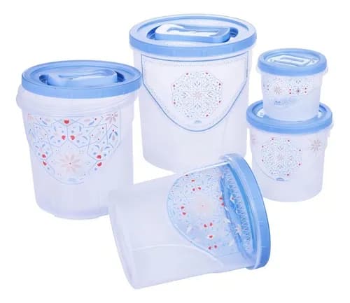 CONJ MANTIMENTO ROSCA PLASUTIL AZUL 5PCS