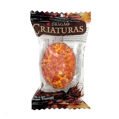 CHICLE CRIATURA OVO 75G DRAGAO FRUTAS
