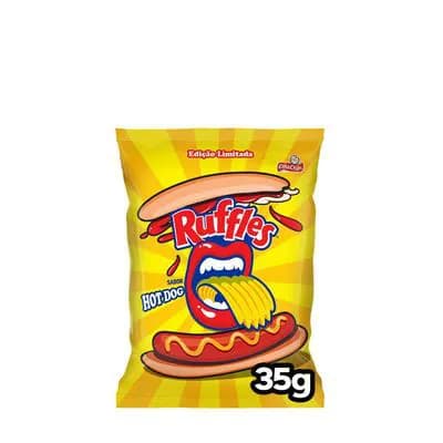 SALG ELMA CHIPS RUFFLES 35G HOT DOG