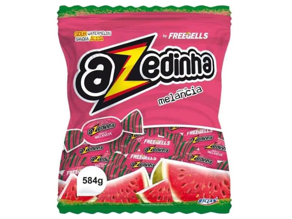 BALA DURA AZEDINHA 584G MELANCIA