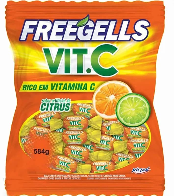 BALA DURA FREESELLS 584G VIT C CITRUS