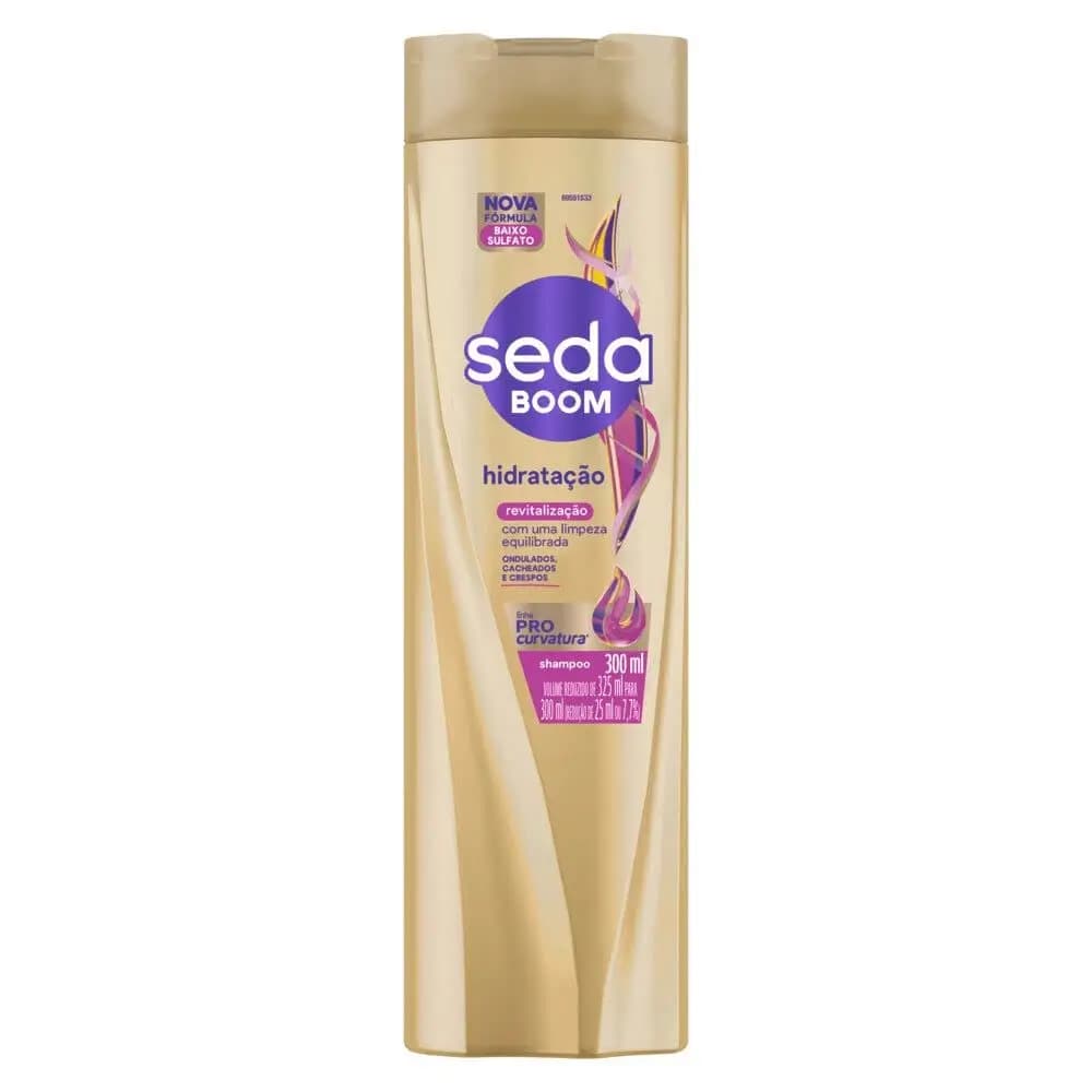 SHAMPOO SEDA 300ML BOOM HIDRATACAO