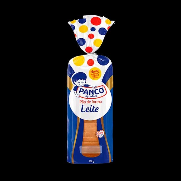 PAO DE FORMA PANCO LEITE 500G