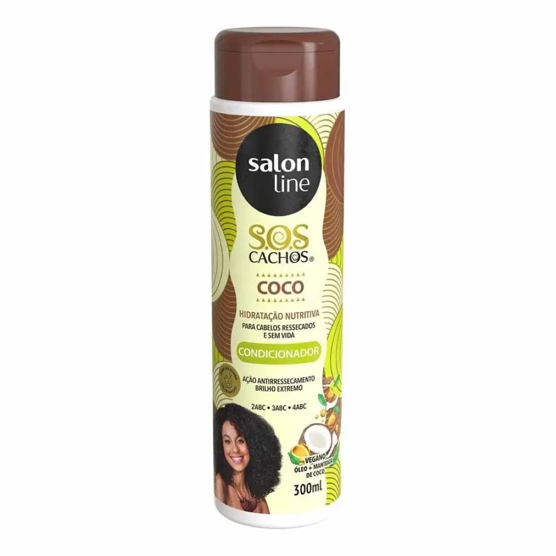 CONDIC SALON LINE 300ML SOS CACHOS COCO
