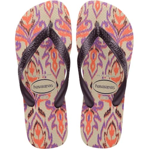 SAND HAVAIANAS TOP SPRING BEGE PALHA 356