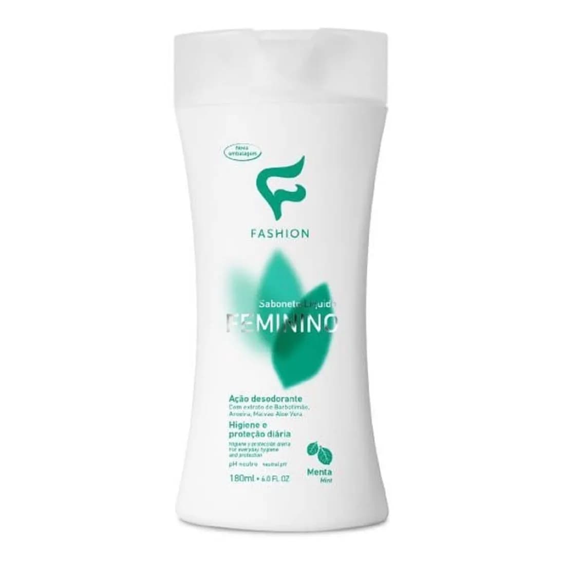 SABONETE LIQ FEMININO FASHION 180ML MENTA
