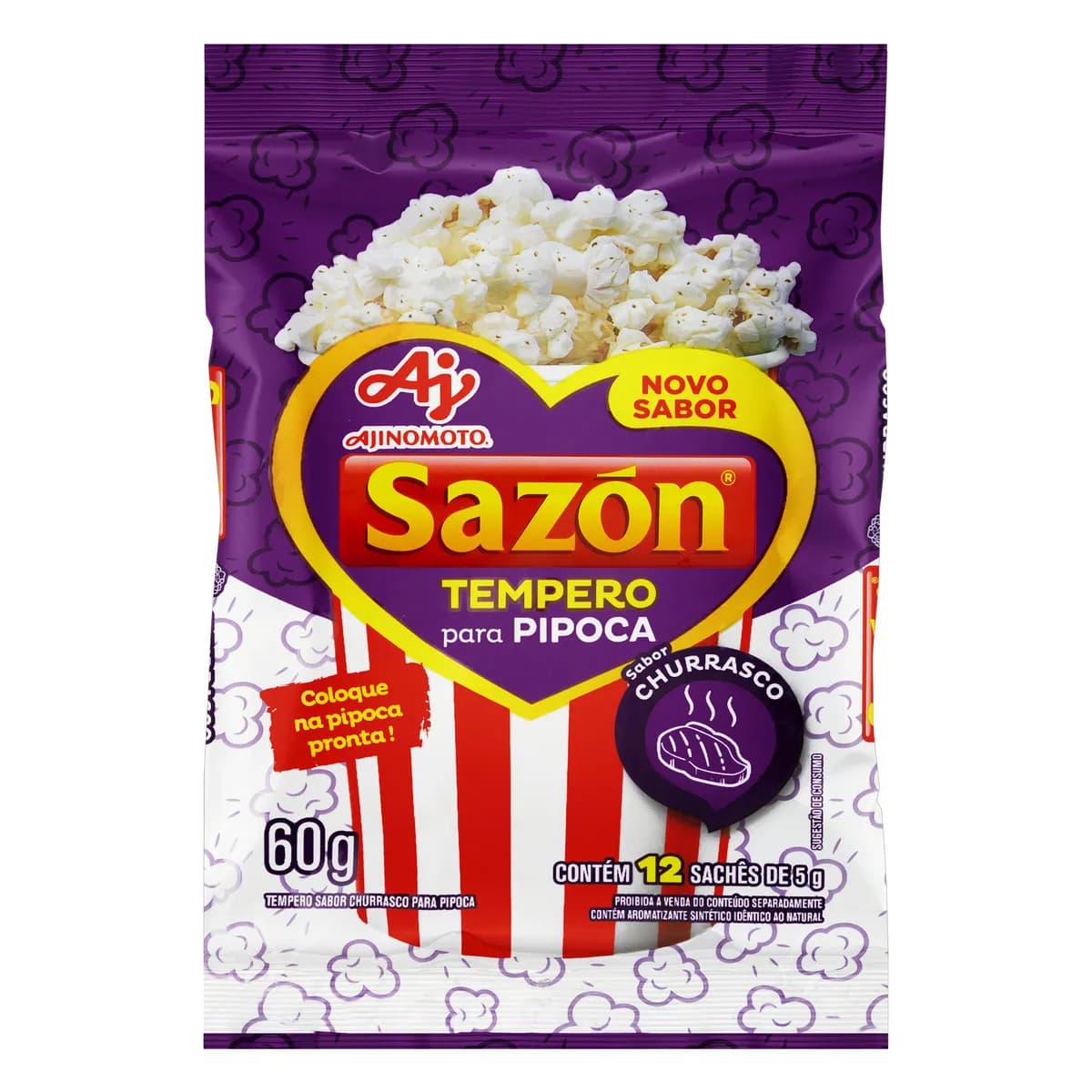 TEMPERO SAZON PIPOCA 60G CHURRASCO