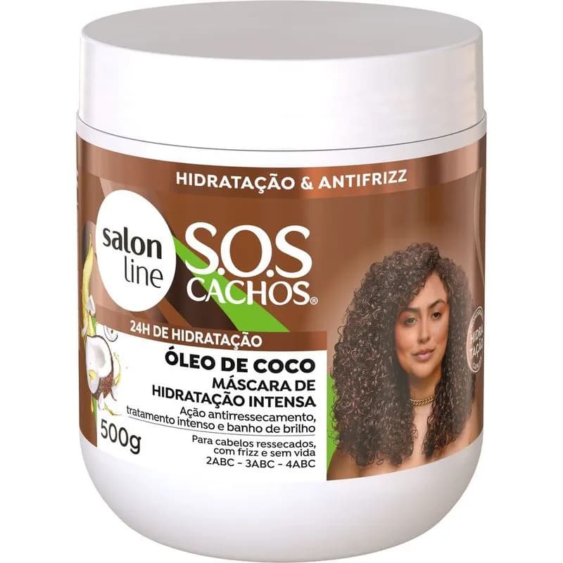 MASCARA SALON LINE SOS CACHOS 500G COCO
