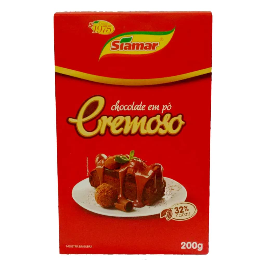 CHOC EM PO CREMOSO SIAMAR 200G
