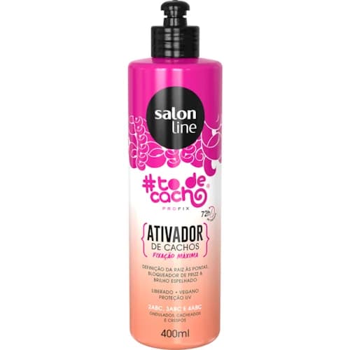 ATIVADOR CACHOS SALON LINE 400ML 234ABC