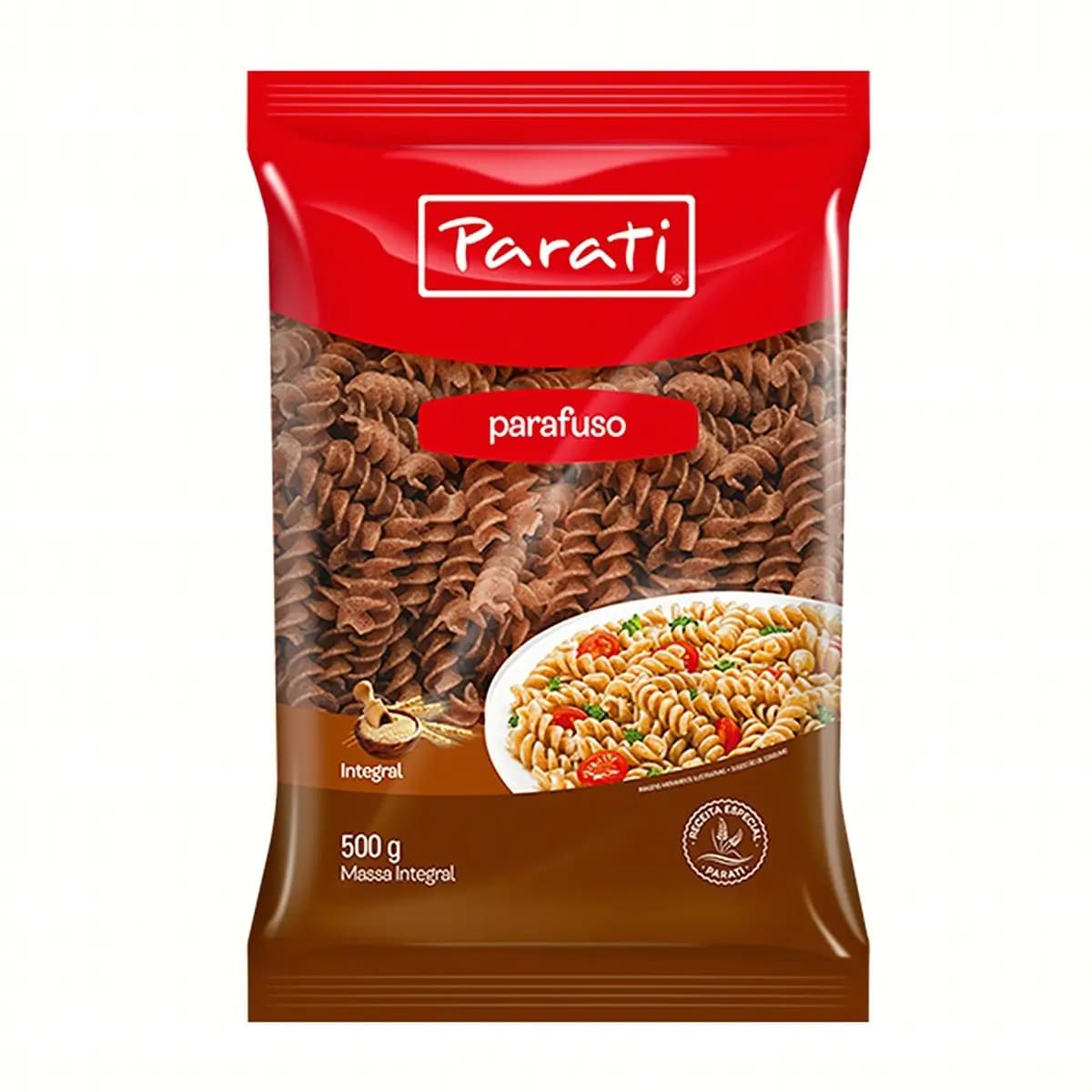 MACARRAO INTEGRAL PARATI 500G PARAFUSO