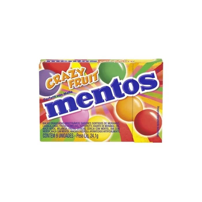 DROPS MENTOS 214G CRAZY FRUIT