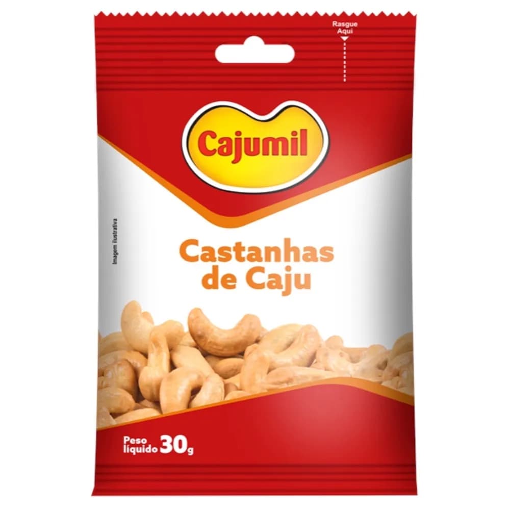 CASTANHA DE CAJU CAJUMIL 30G