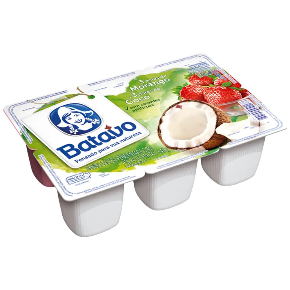 POLPA BATAVO MORANGOCOCO 540G